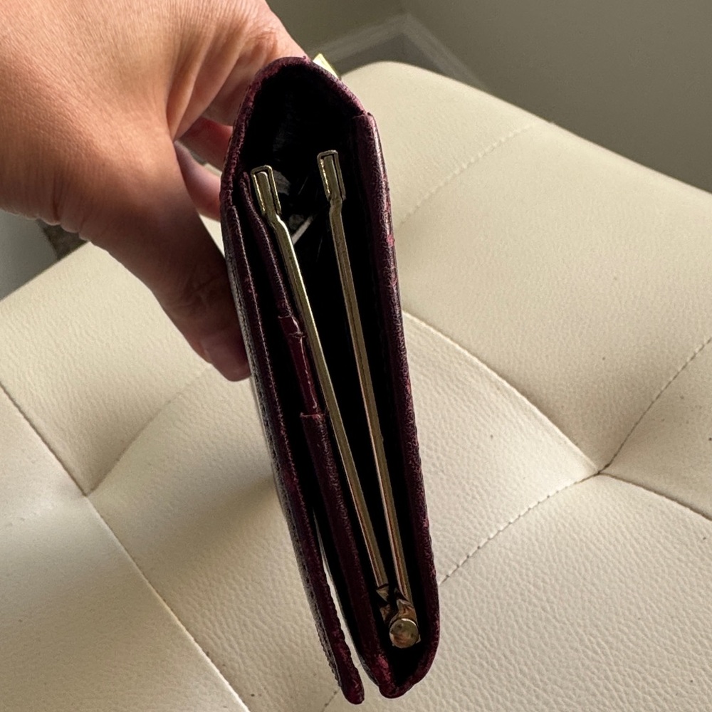 Givenchy Vintage Burgundy Leather Long Wallet - Picture 5 of 12